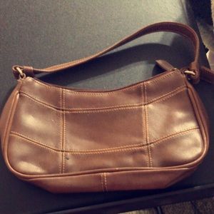 All brown women’s leather over the shoulder bag